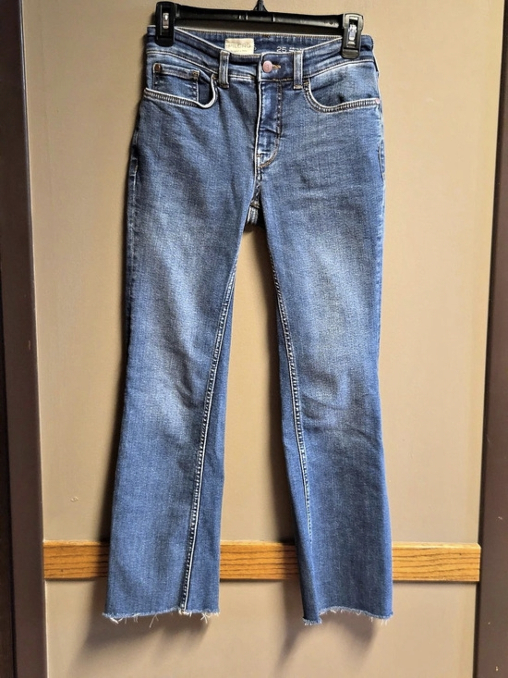 PILCRO Straight Leg Jeans Blue Waist 25